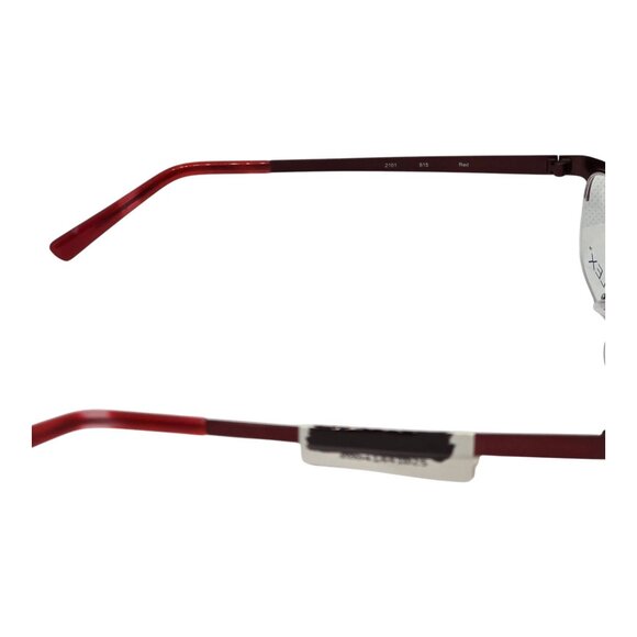 T-Flex 2101 Red Flex Titanium Eyeglass Frames 50-18-135 Lightweight - Picture 6 of 11